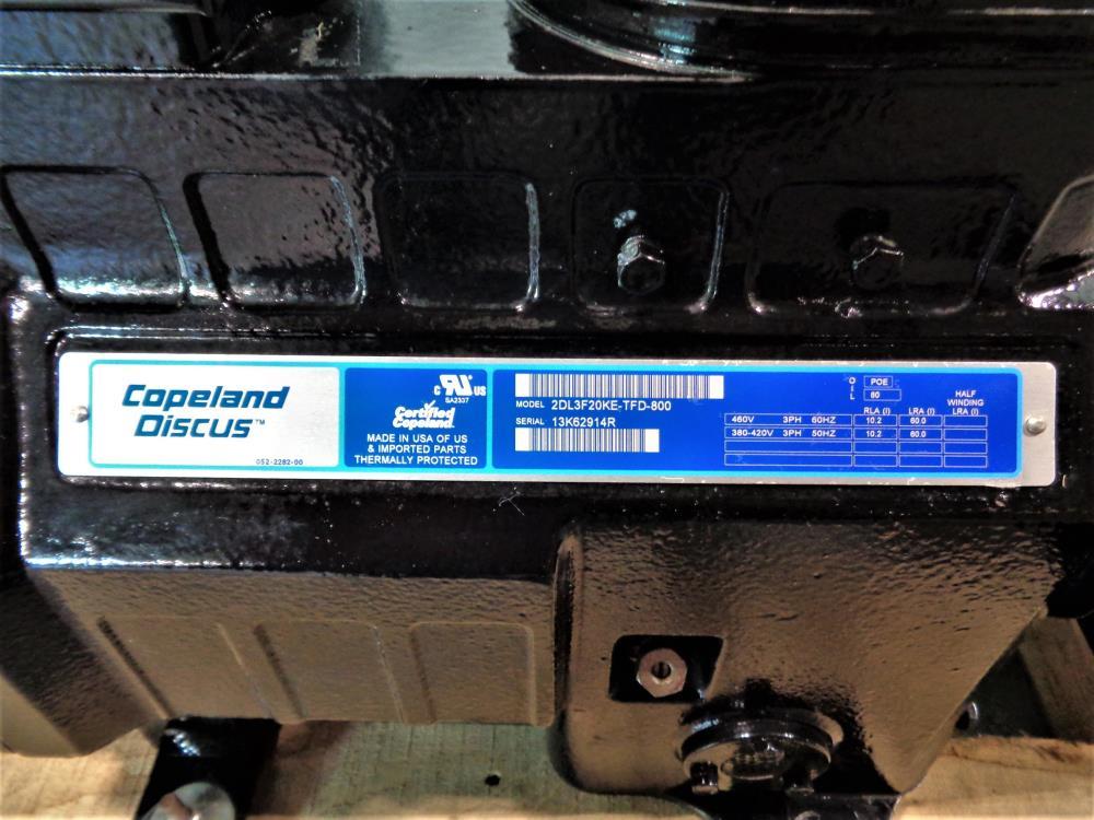 Copeland Discus Semi-Hermetic Compressor 2DL3F20KE-TFD-800